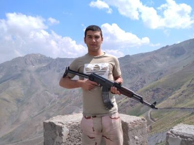 تدفین پیکر سرباز وظیفه شهید “رامین سروی” در اصلاندوز+تصاویر