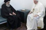 عراق| دیدار تاریخی آیت‌الله سیستانی و پاپ در نجف اشرف + عکس