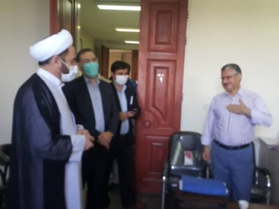 بازدید سرزده رئیس کل دادگستری استان از محاکم و شعبات قضایی