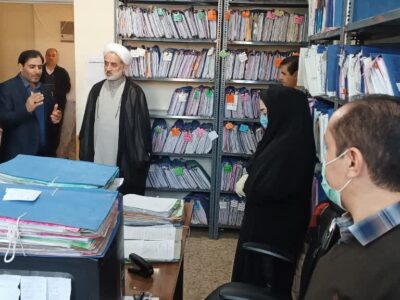 بازدید رئیس کل دادگستری استان اردبیل از حوزه قضایی خلخال