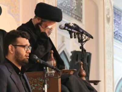 احیا و نجوای شب قدر با با حضور آیت الله عاملی +تصاویر از اردبیل