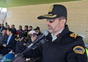 رزمایش ترافیکی پلیس با شعار نه به تصادف آغاز شد