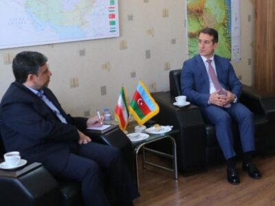 گفتگوی استاندار اردبیل با سفیر جمهوری آذربایجان در ایران