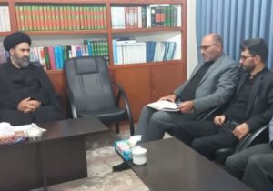 دیدار و گفتگوی مدیر عشایر استان اردبیل با امام جمعه خلخال