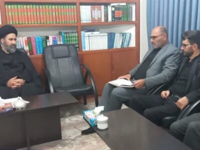 دیدار و گفتگوی مدیر عشایر استان اردبیل با امام جمعه خلخال