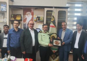 گزارش خبری/ دیدار صمیمی سردار تقوی با هیأت مدیره خانه مطبوعات اردبیل/گذشت فراجا از شکایت خبرنگار پارس اباد+عکس