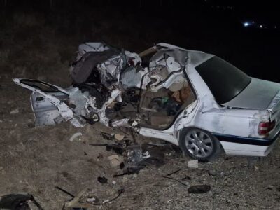 حادثه تصادف در محور خلخال به اسالم با ۵کشته