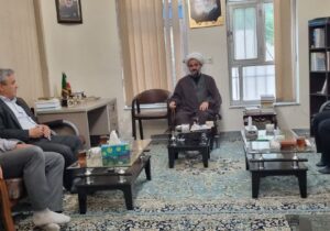 دیدار مدیر کل منابع طبیعی استان اردبیل با امام جمعه پارس اباد