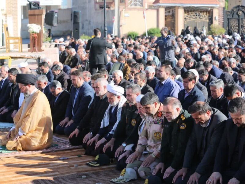 نماز عید سعید قربان در شهیدگاه اردبیل