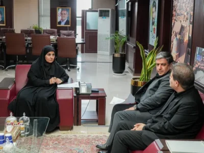 استاندار اردبیل با وزیر راه دیدار کرد + جزییات گفتگو
