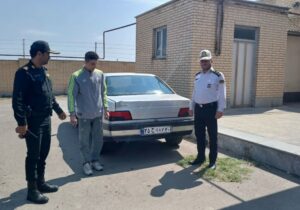 دستگیری سارق خودرو در مسیر خلخال