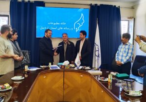 مدیرکتابخانه های عمومی استان اردبیل در خانه مطبوعات حضور یافت